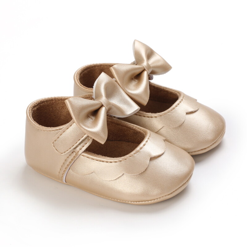 Newborn girl gold on sale shoes