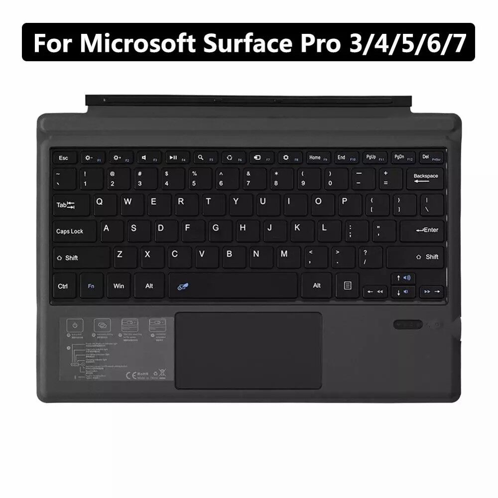 Suitable for Microsoft Surface Pro 3/4/5/6/7 Wireless Bluetooth 3.0 Tablet Keyboard Laptop Gaming Keyboard