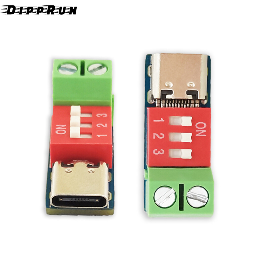 Dipprun type-c pd decoy module qc trigger 5v~20v dc adjustable voltage power module dial adjustment voltage fast charging decoy module