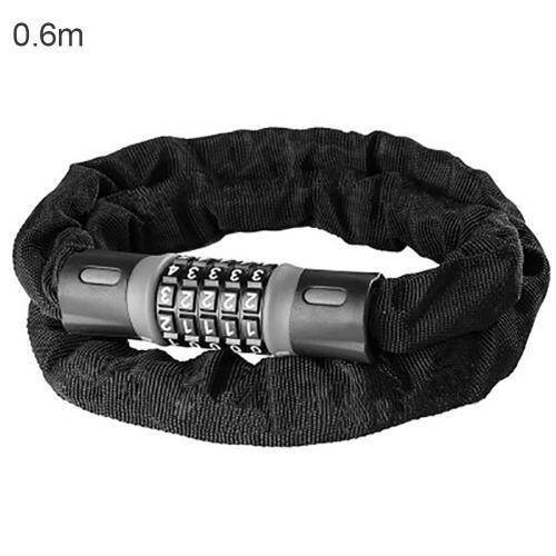 Anti Theft Security Keyless 5 Digit Code Password Chain Lock for Bike Bicycle