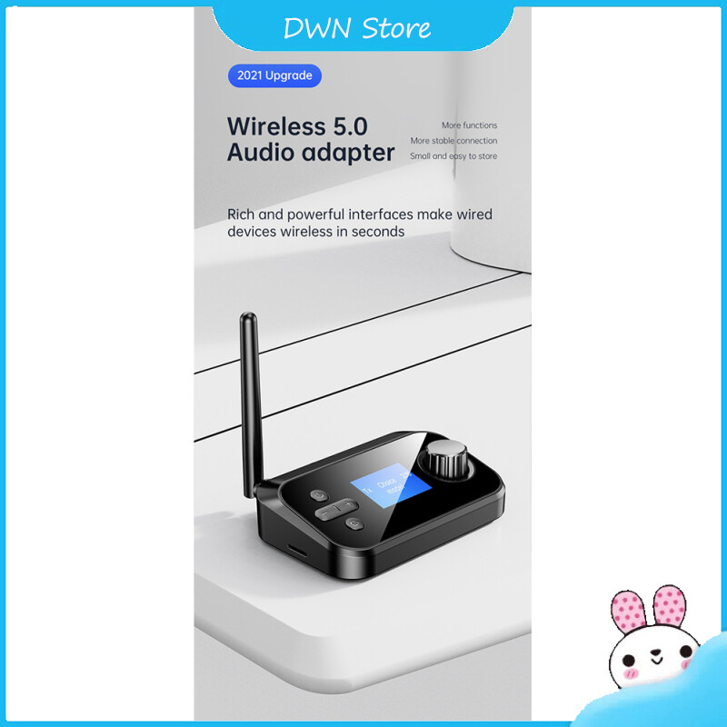 Bluetooth-compatible 5.0 Audio Adapter Wireless Transmitter Receiver With Mic Stereo Optical Coaxial Aux 3.5mm Jack Car Speaker