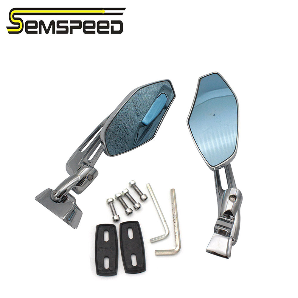 Cnc motorcycle side rear view rearview mirrors for yamaha mt-01 mt-03 mt25 mt-07 mt-09 mt-10 mt-15 yzf r1 r3 r25 r6 r15 xj6 xjr400 xjr1300 fz1 fz6 fz16 fz8 tdm850 tdm900 nmax155