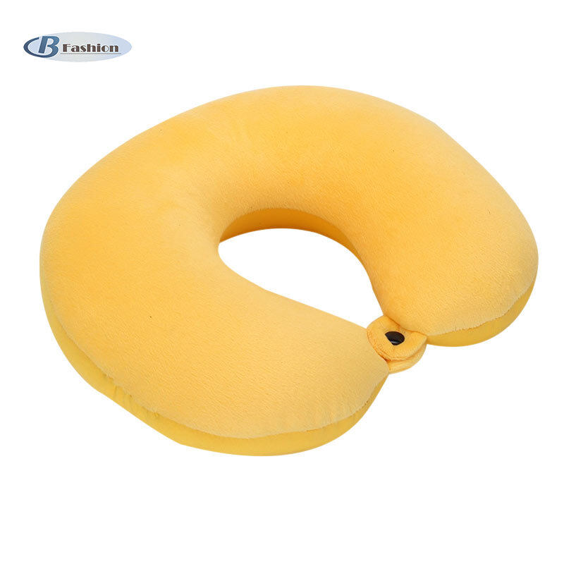 B-F U Shaped Travel Pillow Particles Neck Car Plane Pillows Soft Cushion Home Outdoor Textile
