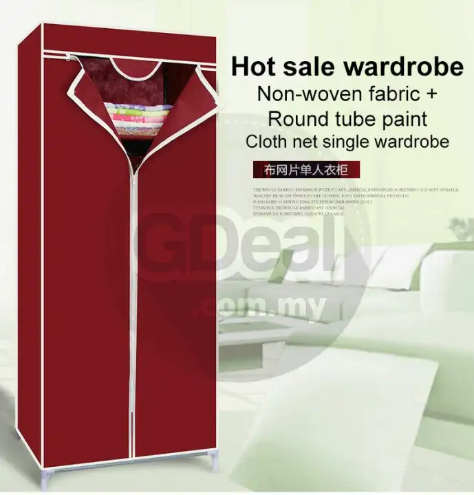 Edens Clothes Closet Portable Freestanding Wardrobe Clothes