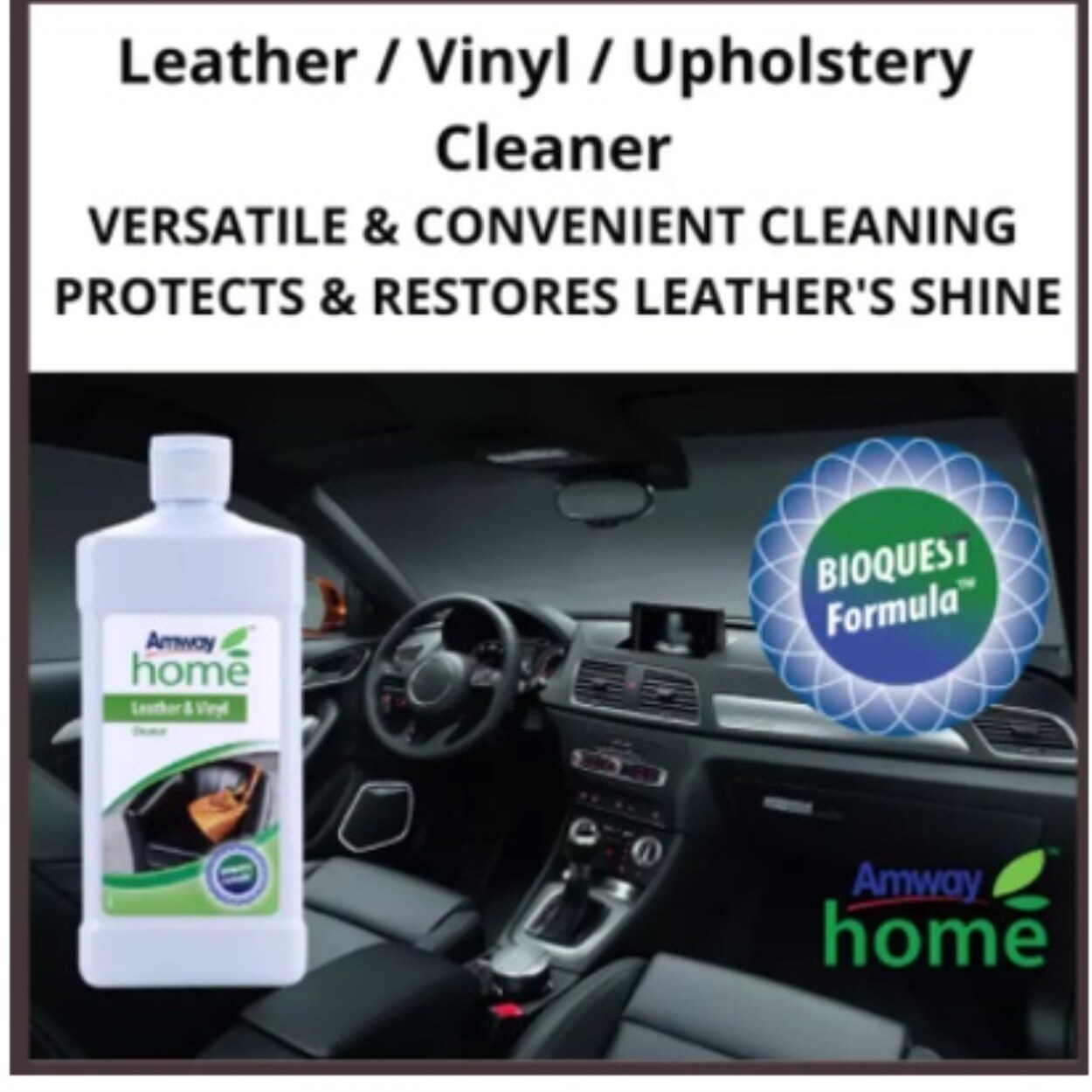 ๑ ┋ AMWAY HOME Leather Vinyl Cleaner 500ml Lazada