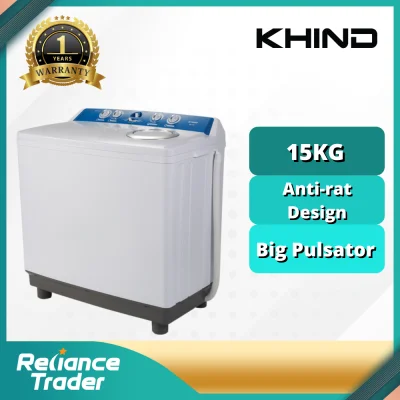 Khind 15KG Semi Auto Washing Machine WM1500