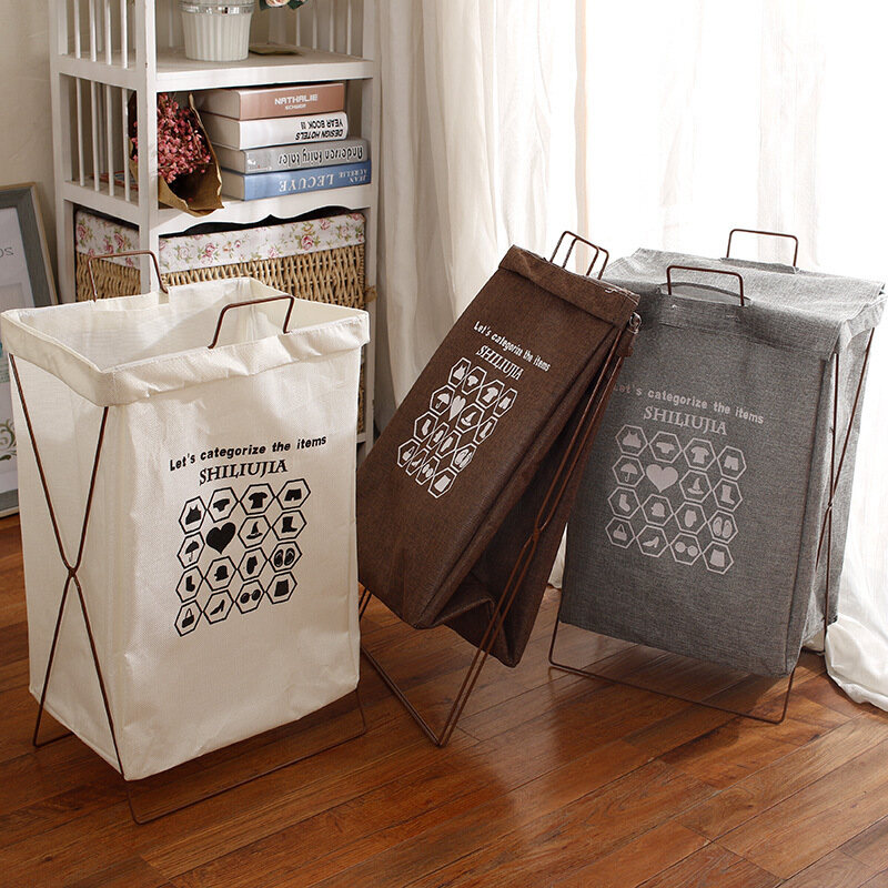 Multi-purpose collapsible cloth basket Laundry basket used clothes basket