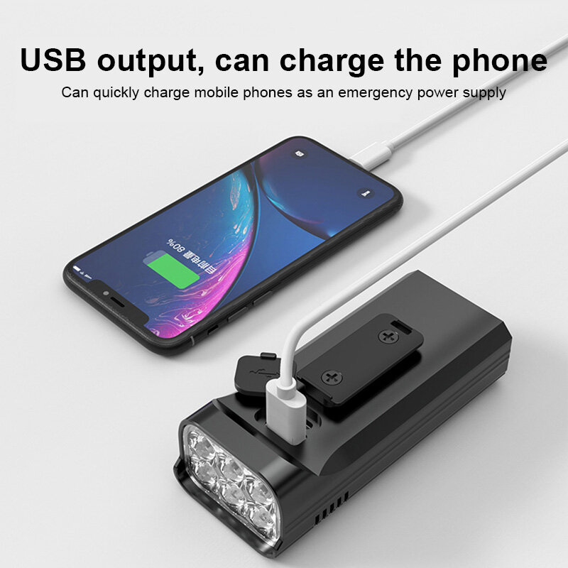 X-TIGER Đèn led chiếu sáng gắn xe đạp chống mưa 900 Lumens cổng sạc USB đèn pin xe đạp thể thao