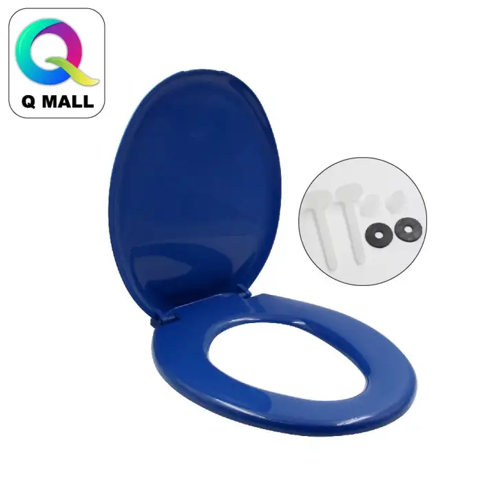 navy blue toilet seat