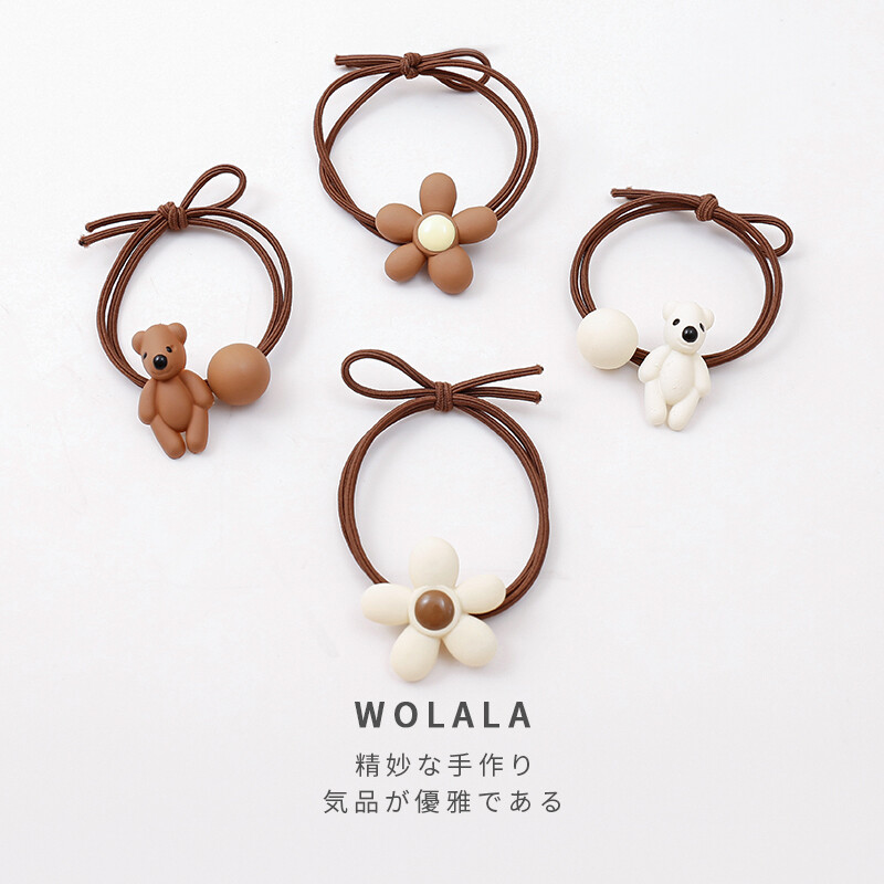 LINDREAM Buộc Tóc Co Giãn Phong Cách Hàn Quốc Cho Nữ
