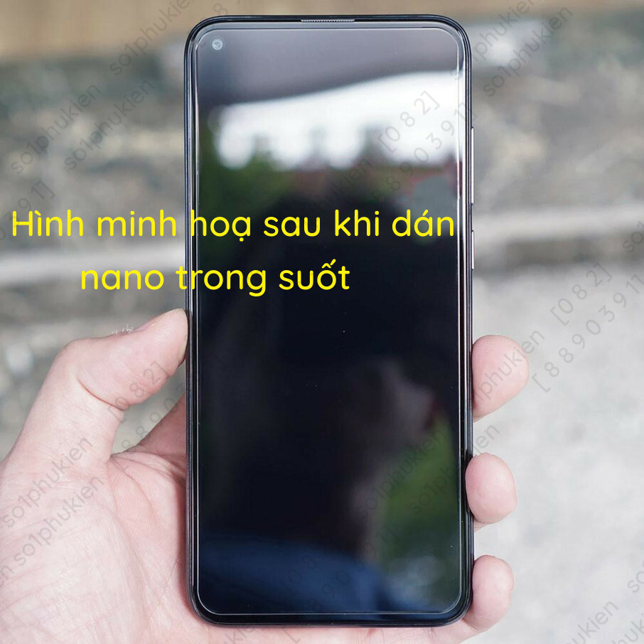 Dán cường lực màn hình Google Pixel 5 / Pixel 4A 5G nano trong suốt, nhám chống vân tay, bảo vệ mắt