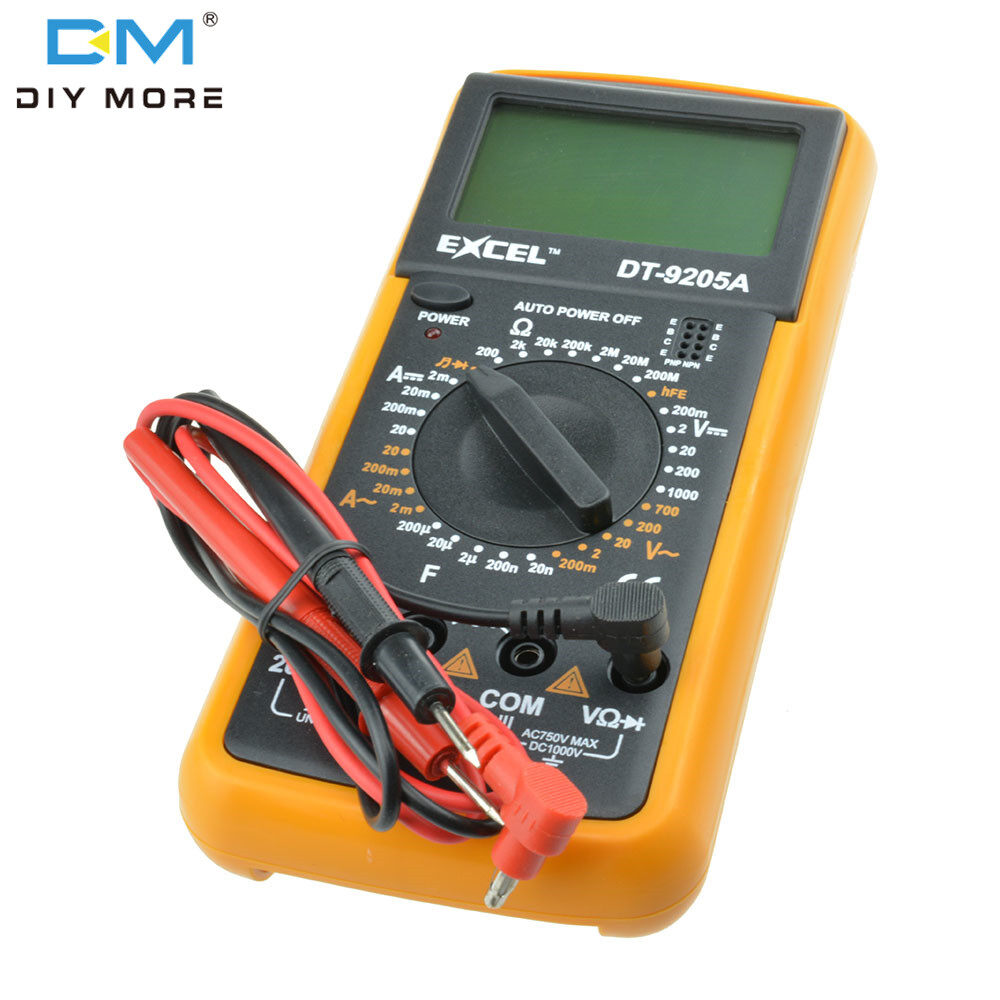 diymore DT-9205A Multimeter, Giá vạn năng, Đồng hồ vạn năng kỹ thuật số, Đồng hồ điện, Đồng hồ điện, Giá vạn năng Kẹp đo hiện tại Meter