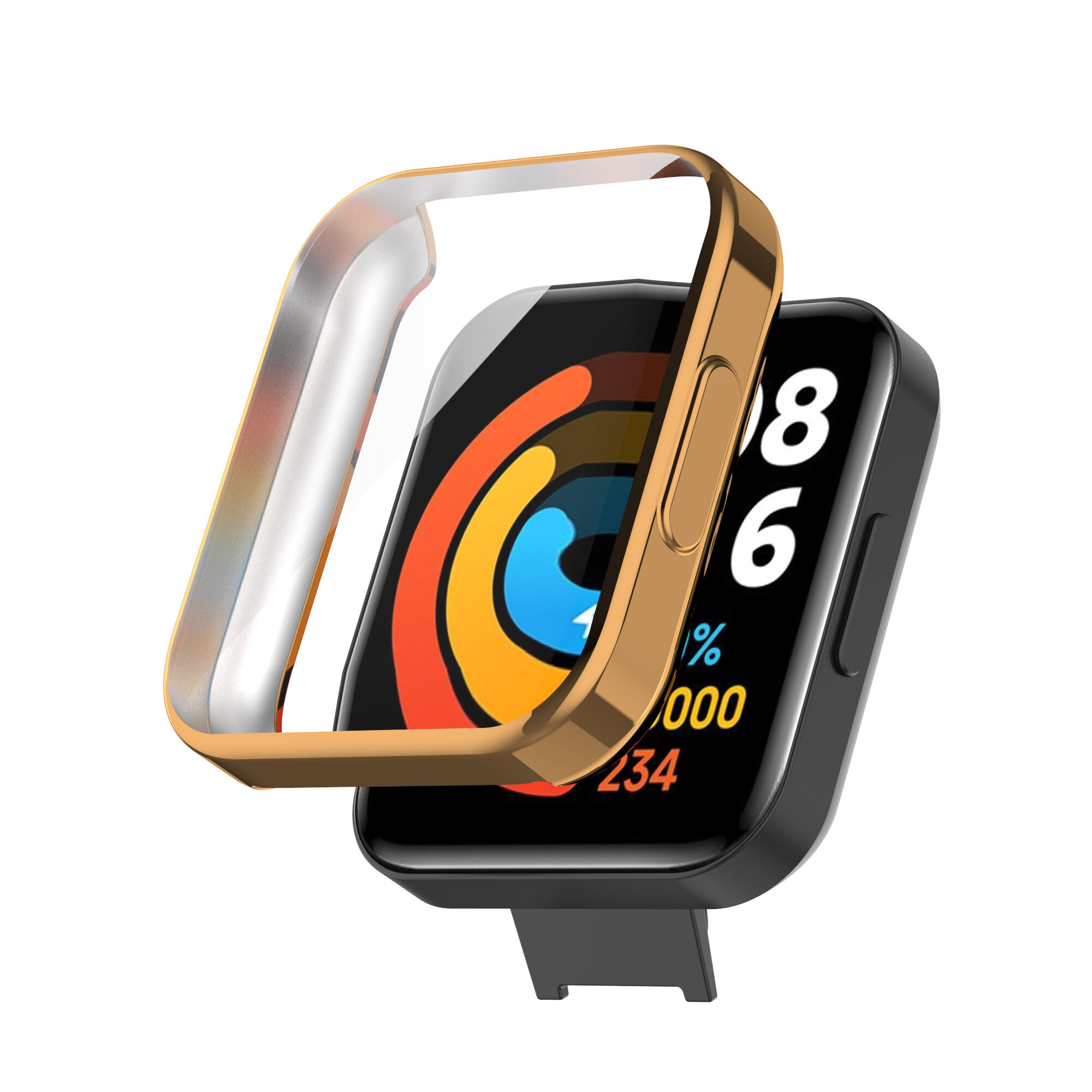 Xiaomi Redmi Watch 2 Lite Ốp Đồng Hồ Bảo Vệ Vỏ Bảo Vệ Toàn Màn Hình Ốp Trong Suốt TPU Trong Suốt Redmi2 Lite