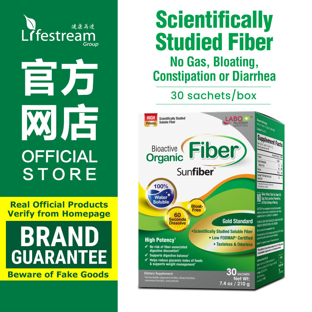 LABO Nutrition Bioactive Organic Fiber Bloatfree Sunfiber for
