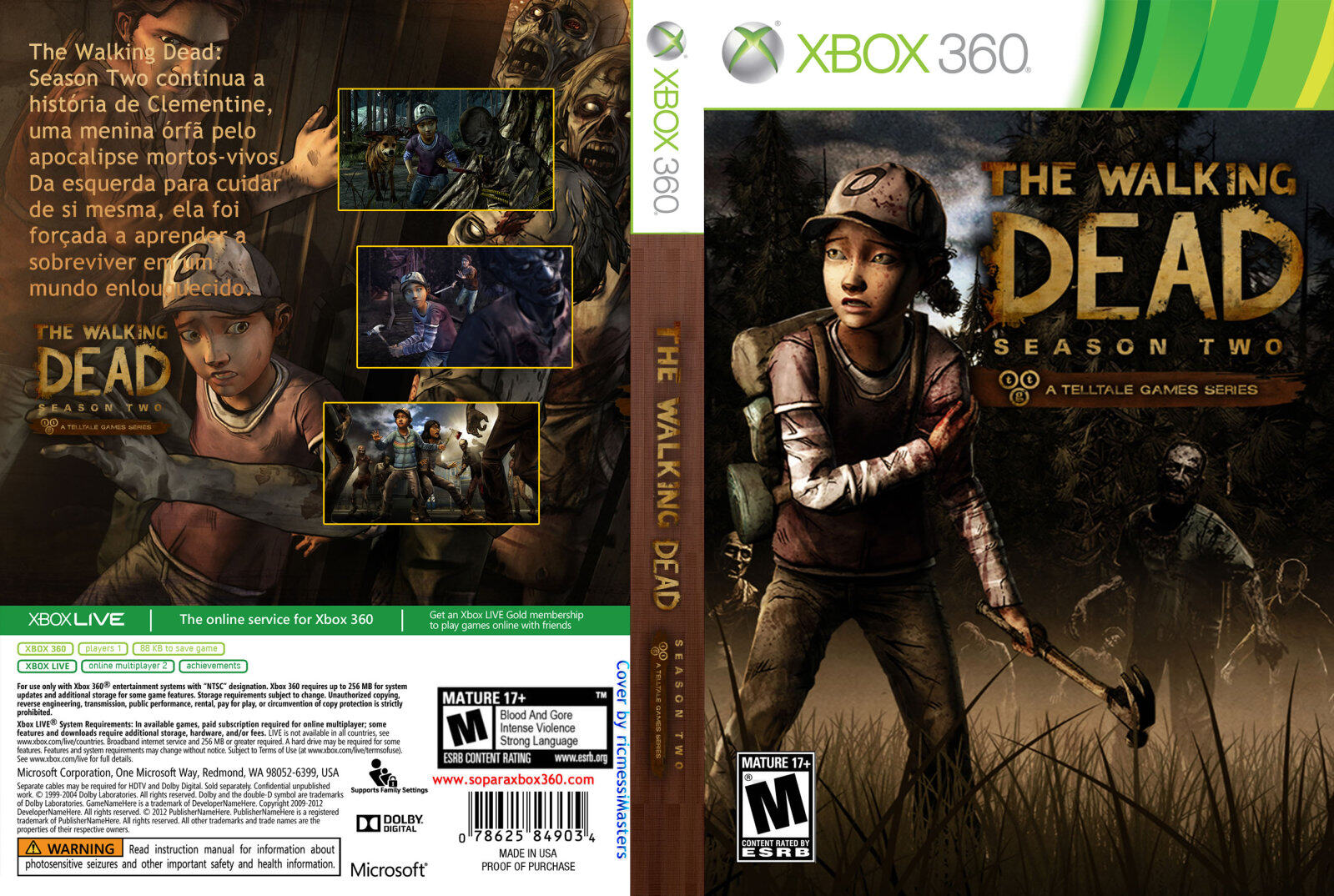 The walking dead season two xbox clearance one