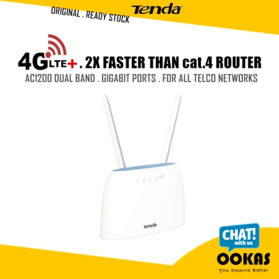 Tenda 4G09 4G+ CAT6 AC1200 Dual Band Gigabit Wireless Modem Router 2.4GHz+5GHz WiFi