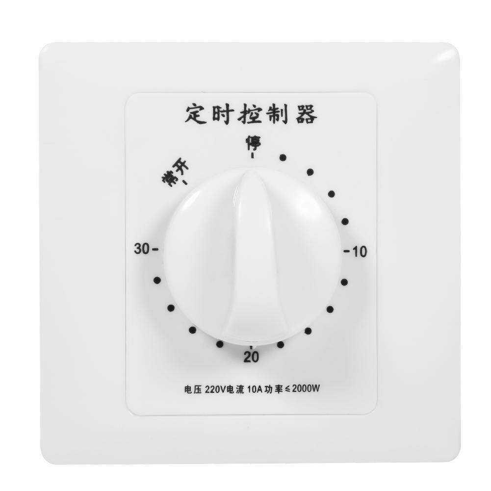 AC 220V 30/60/120 Min High Power Pump Timer Mechanical Time Switch Countdown Control 86 Panel