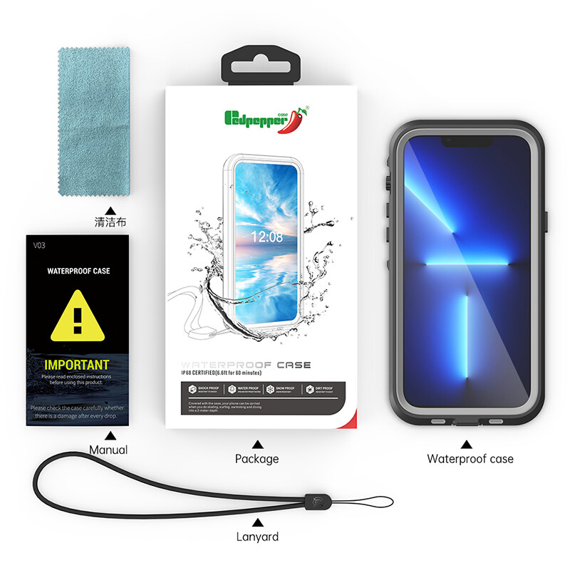 Cho iPhone 15 Pro Max Không Thấm Nước Trường Hợp chống bụi chống sốc bảo vệ ống kính máy ảnh Được Xây Dựng Trong miếng bảo vệ màn hình Dưới Nước Đầy Đủ Bodyprotective Bìa Cho iPhone 14 Pro Max/14 Cộng Với/13 Pro Max/13 Mini/12 Pro Max/11 Pro Max