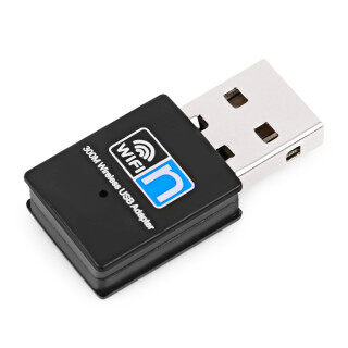 Bộ Chuyển Đổi USB WiFi Bộ Thu 300Mbps Thẻ Mạng 2.4G Cho Máy Vi Tính Máy Tính Xách Tay thumbnail