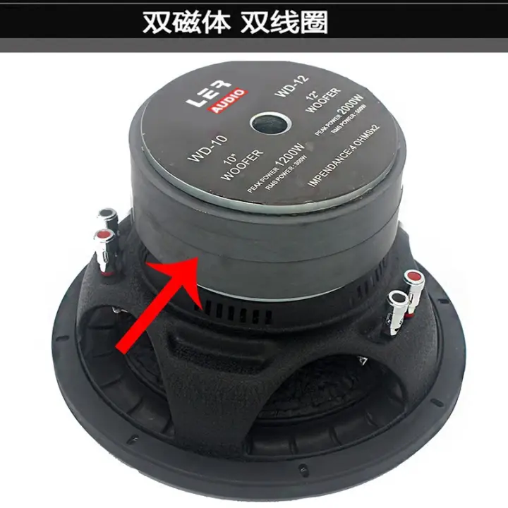 subwoofer dual coil