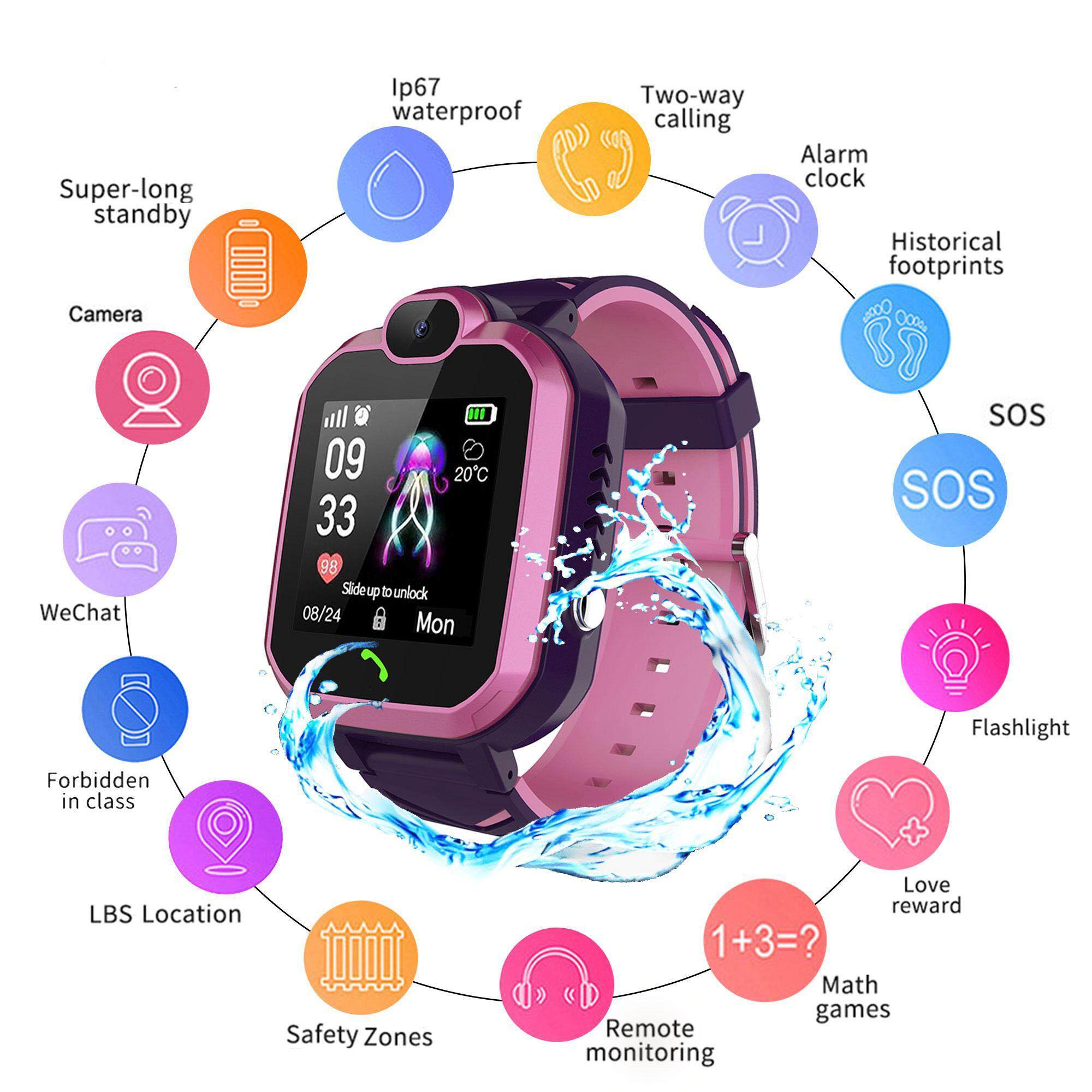 Kids Safety Wristband Anti-Lost Alarm Device Protect Child Outdoor ED