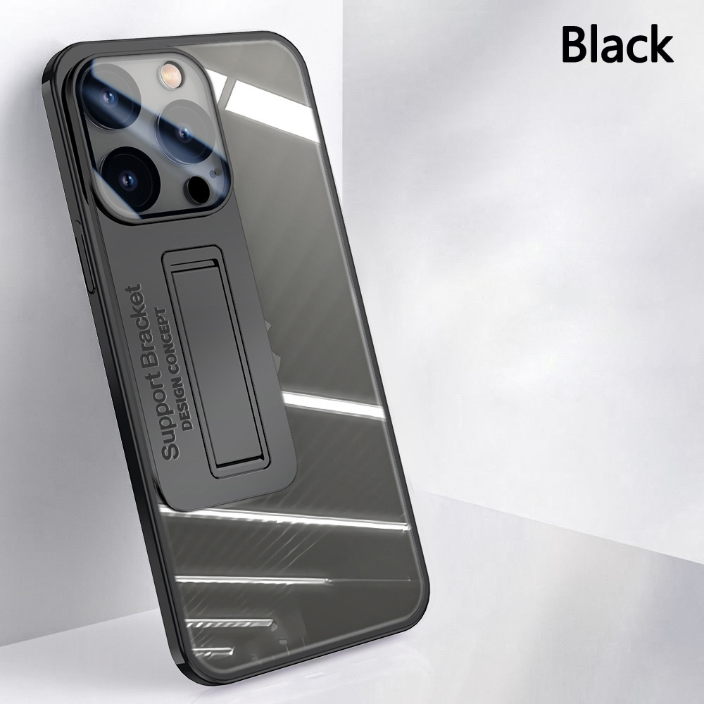 Clear Phone Case for with Kickstand for iPhone 15 Pro Max 14 Pro Max  Protective Shockproof Mobile Back Cover