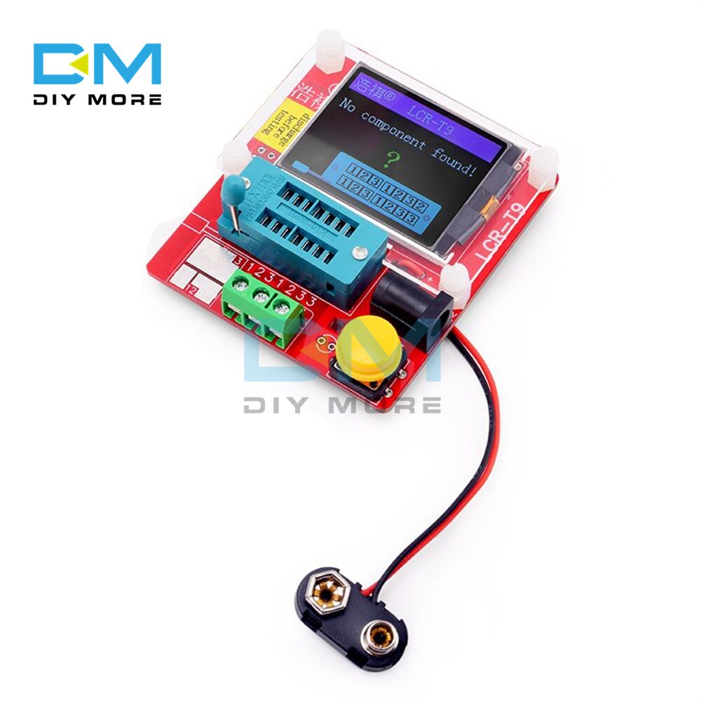 diymore LCR-T9 Máy Đo Bóng Bán Dẫn Đa Chức Năng Máy Kiểm Tra Hiển Thị Đồ Họa TFT Đo Điện Dung Đi-ốt Linh Kiện Điện Tử Công Nghiệp