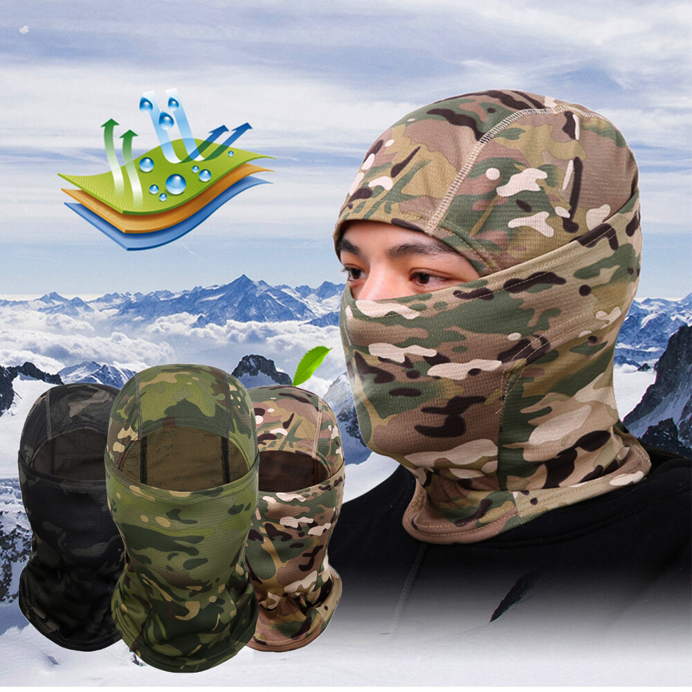 Winter Sports Clothing Camouflage Balaclava Tactical Cycling Hiking ...