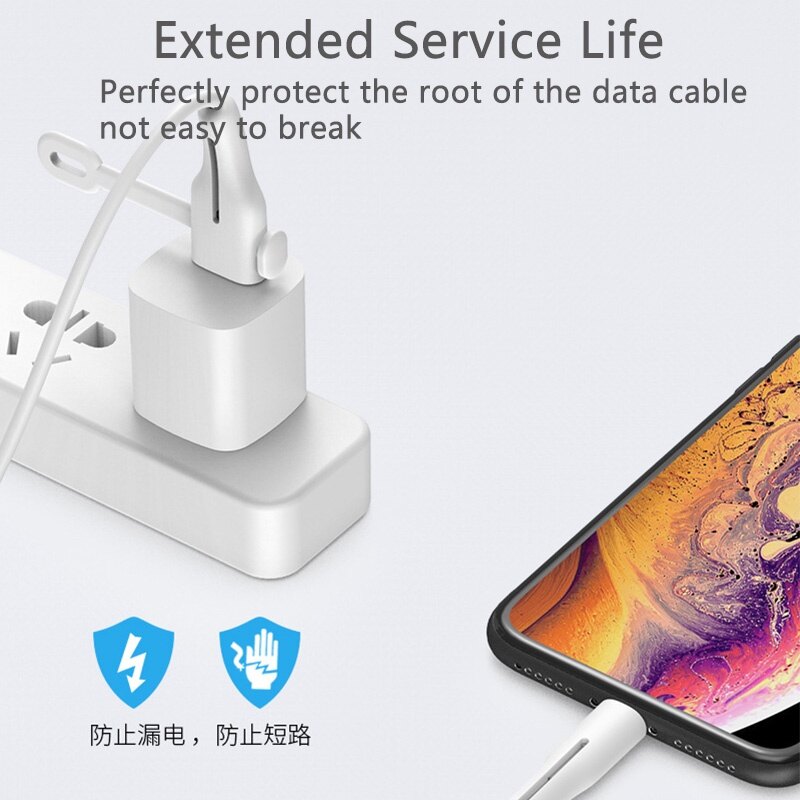 PD 18W 20W Cho Iphone Bộ Bảo Vệ Sạc Chính Hãng Hộp Sắp Xếp Cáp Hộp Đựng Dây Buộc