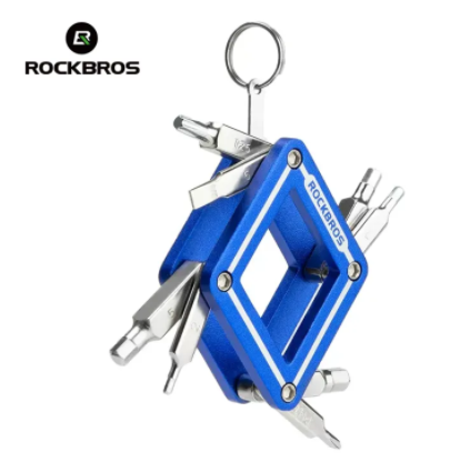ROCKBROS Bicycle Repair Tool 8 in 1 Multifunctional Tool Solid Portable Lightweight Repair Kit MTB Road Bike Tool
