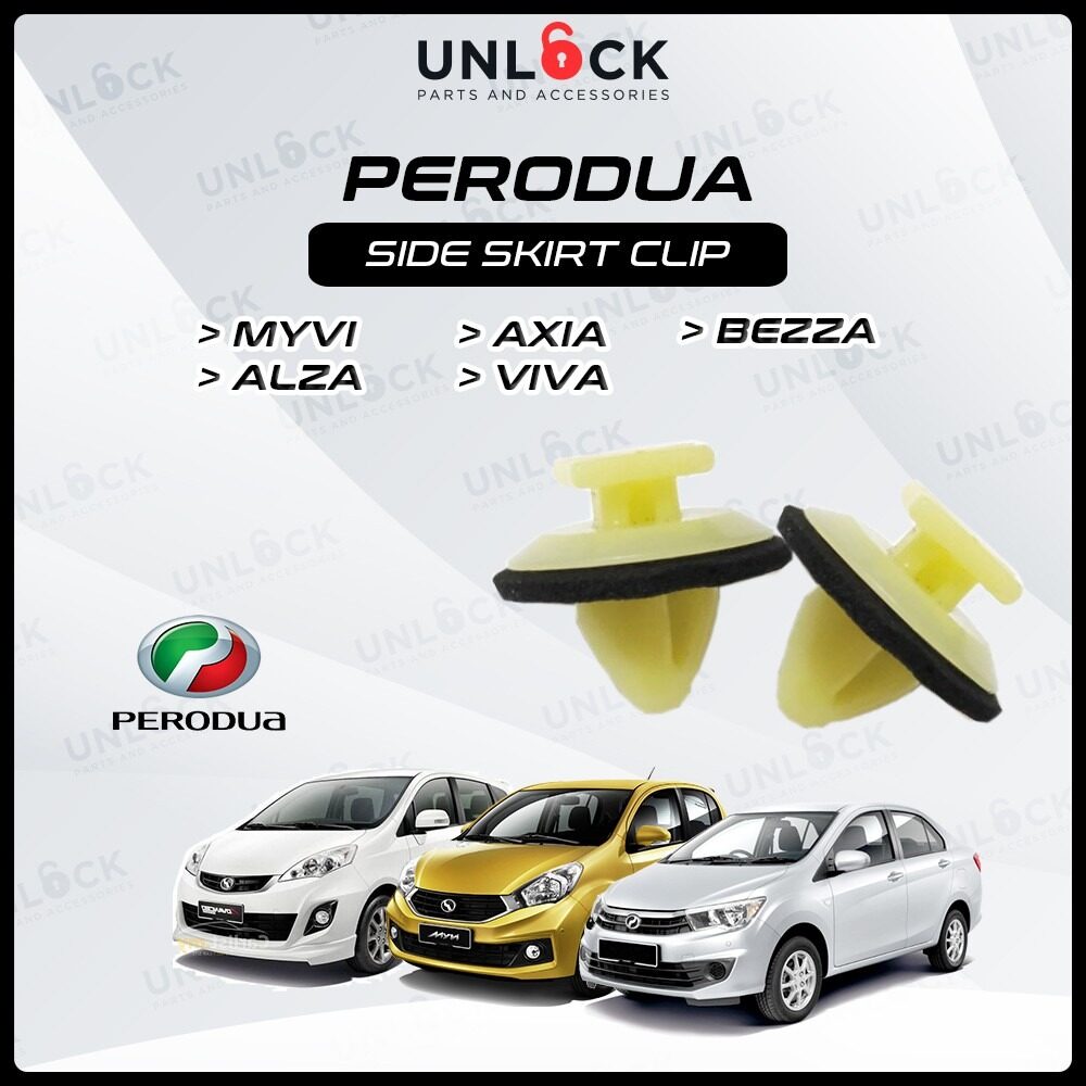 Original Perodua Myvi Lagi Best/Alza/Viva/Axia/Bezza Side Skirt Clip 5.