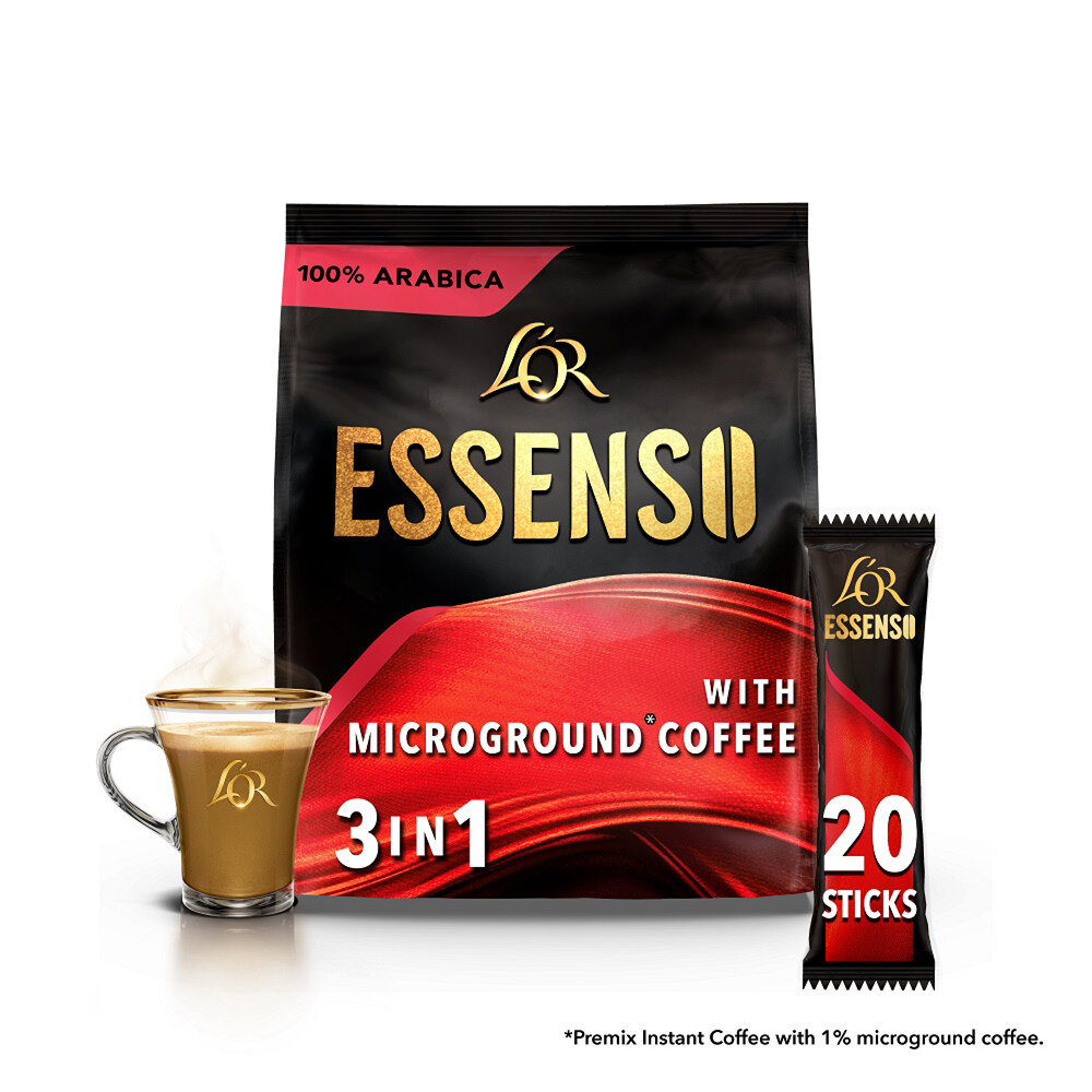 L’OR ESSENSO Classique Microground Instant Coffee 3 in 1 20 sticks Lazada
