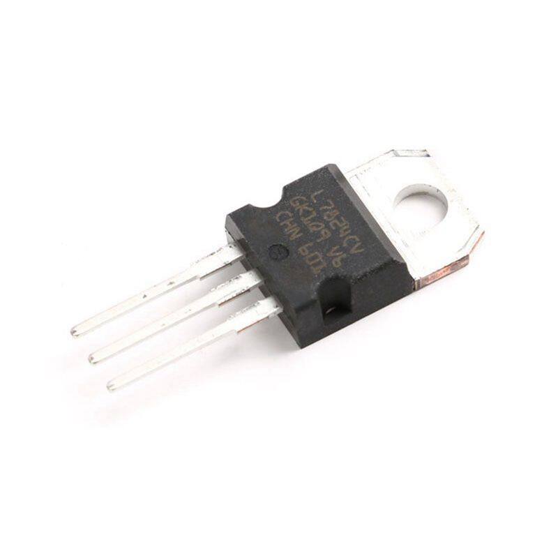 5pcs l7824cv 24v to-220 voltage regulator ic