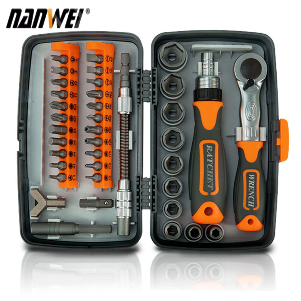 Bộ tua vít Ratchet chính xác 38PC Bộ tua vít từ tính Bộ dụng cụ sửa chữa điện tử Bộ dụng cụ sửa chữa với thanh mở rộng trục linh hoạt cho đồng hồ điện thoại máy tính xách tay và các thiết bị điện tử khác