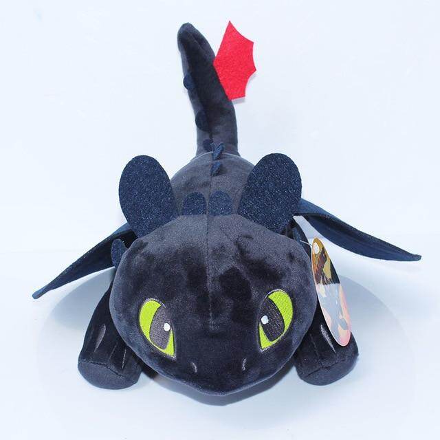How To Train Your Dragon 3 Night Fury Plush Toy 9" Toothless Doll Toy Stuffed Soft Animal Cartoon Gift for Children Doll 23cm