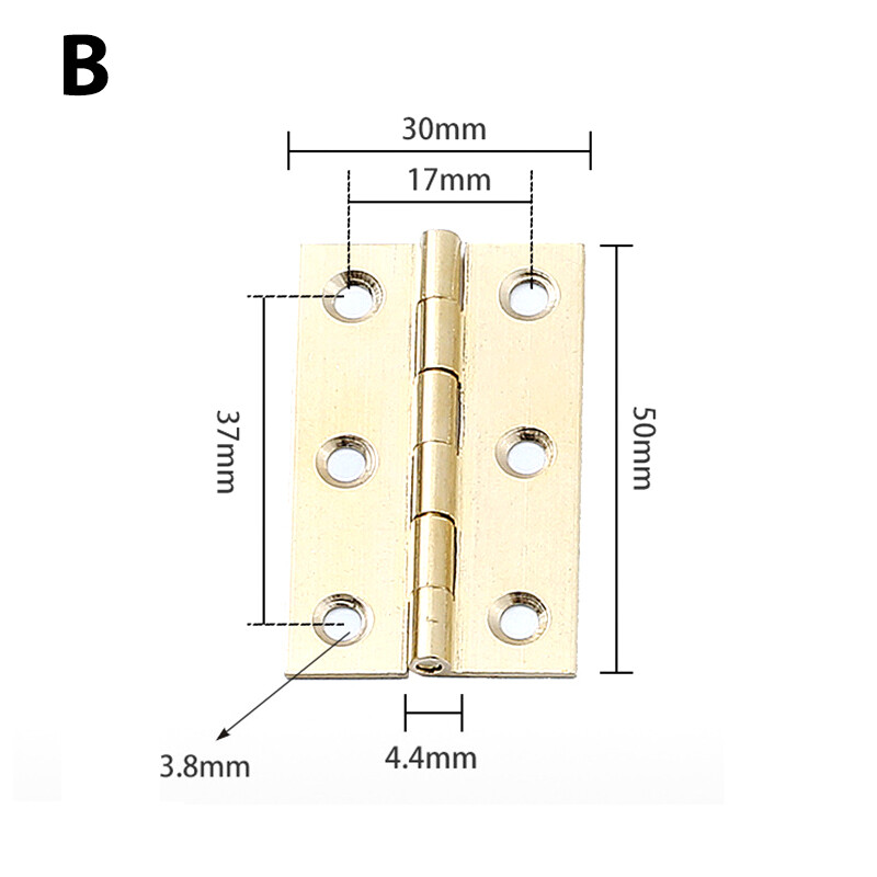 Variety ✨Hot Sale✨ Pure Brass Miniature Hinges Brass Hinges Copper Mini Hinge