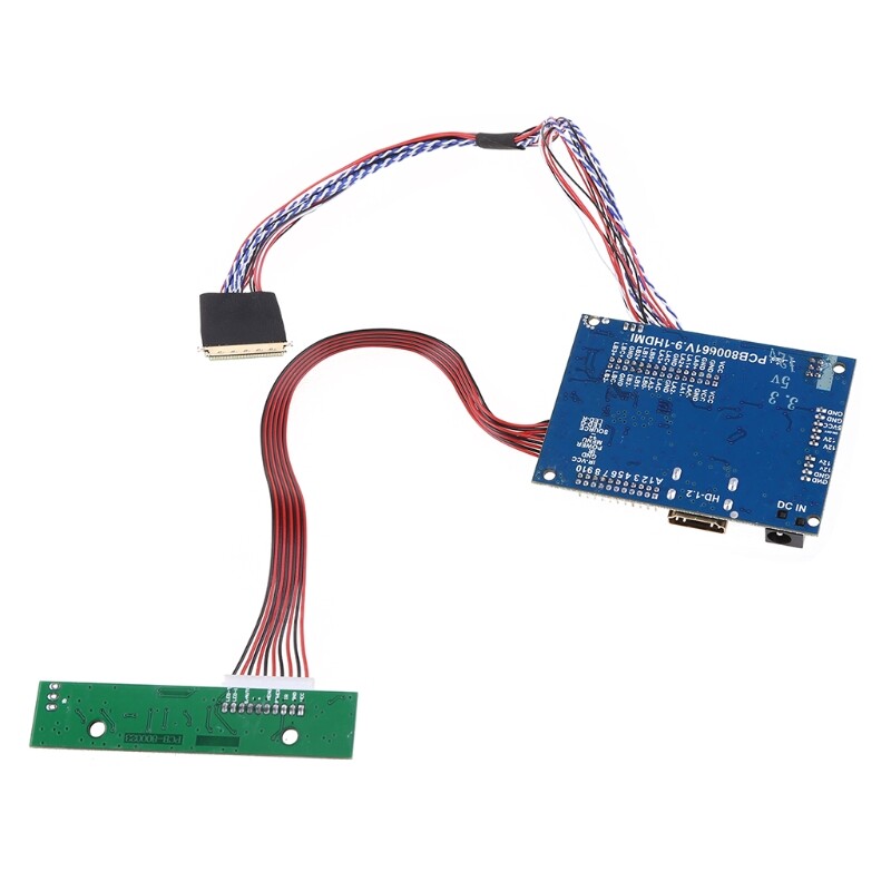 【New Arrival】 40 Pin Lvds Cable Kit for HDMI LVDS Controller Board Signal Interface for Raspberry PI 3 LP156WH2 TLA1 TLE1 1366x768