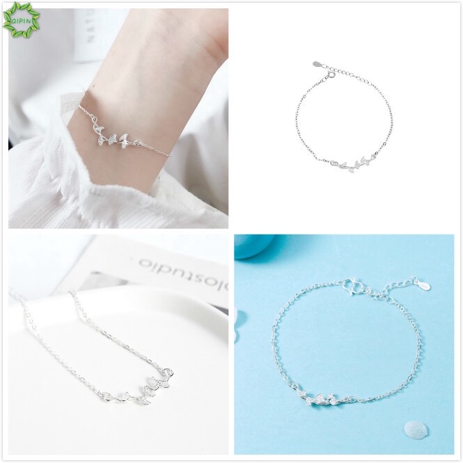 New Korean Version Of Leaf Simple And Fashionable Student Department Small Fresh Ginkgo Leaf Bracelet For Girlfriend And Girlfriend Gift