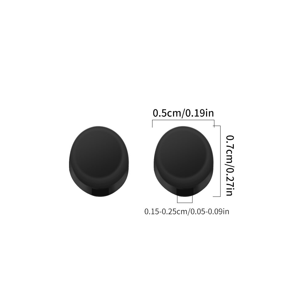 Silicone small round glasses anti slip earbuds