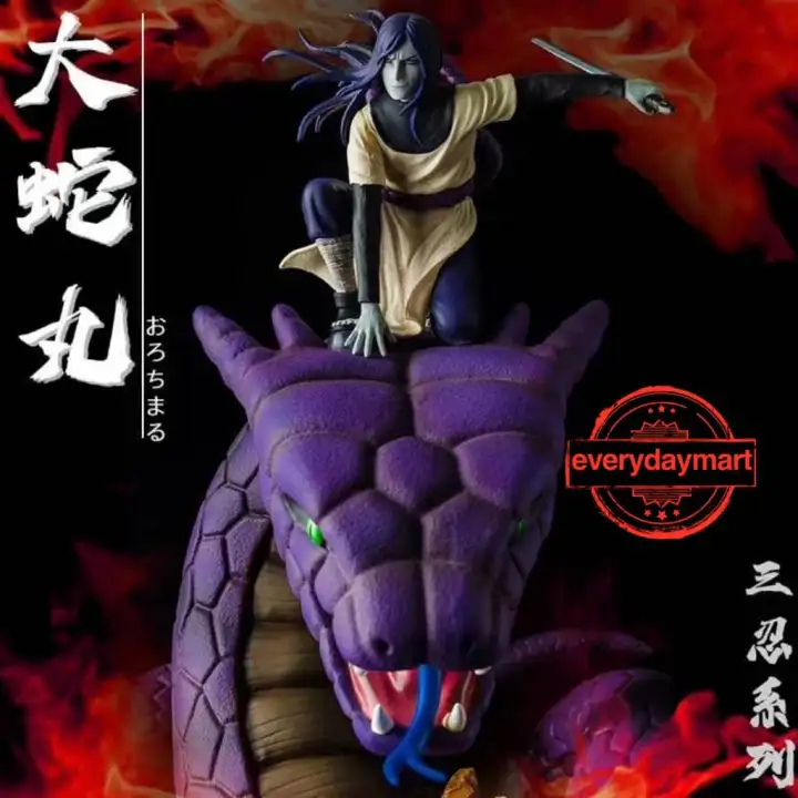 Naruto Orochimaru Konohagakure S Legendary Sannin Sasuke Uchiha Statues Gk Action Figure 火影忍者大蛇丸 木叶三忍万蛇str手办雕像超大gk大型模型摆件 Lazada