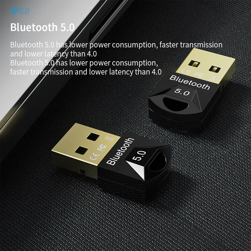 Essager USB Bluetooth 5.0 Adapter Dongle For Computer PC PS4 Speaker Wireless Mouse Bluetooth Music Audio Receiver Transmitter