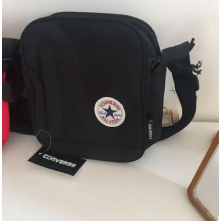 converse canvas messenger bag