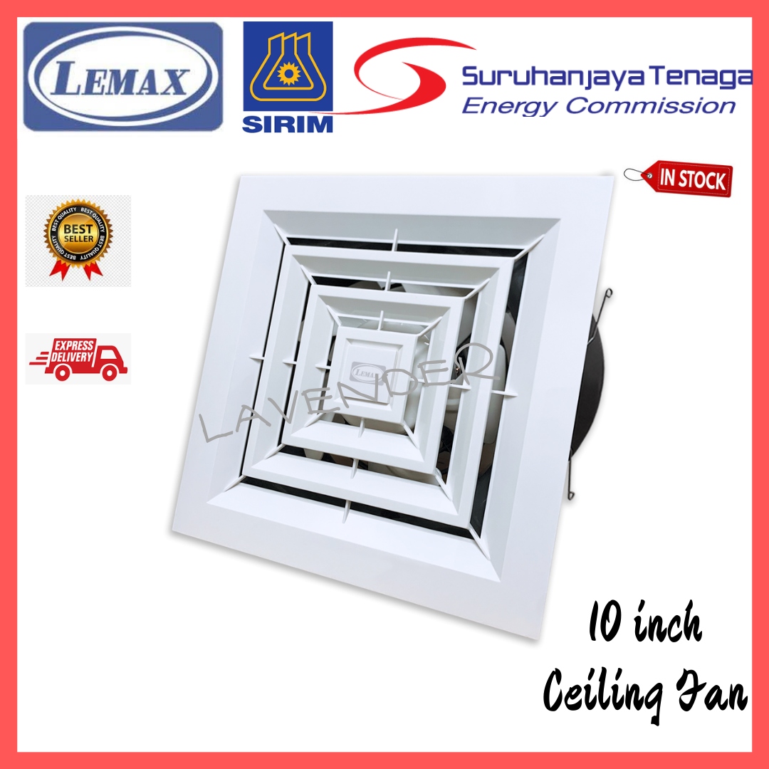 LEMAX XF-10 Ceiling Ventilation Fan 10inch | Lazada