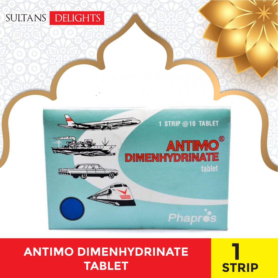 ANTIMO Obat Anti Muntah 10 Tablet Mabok laut | Lazada