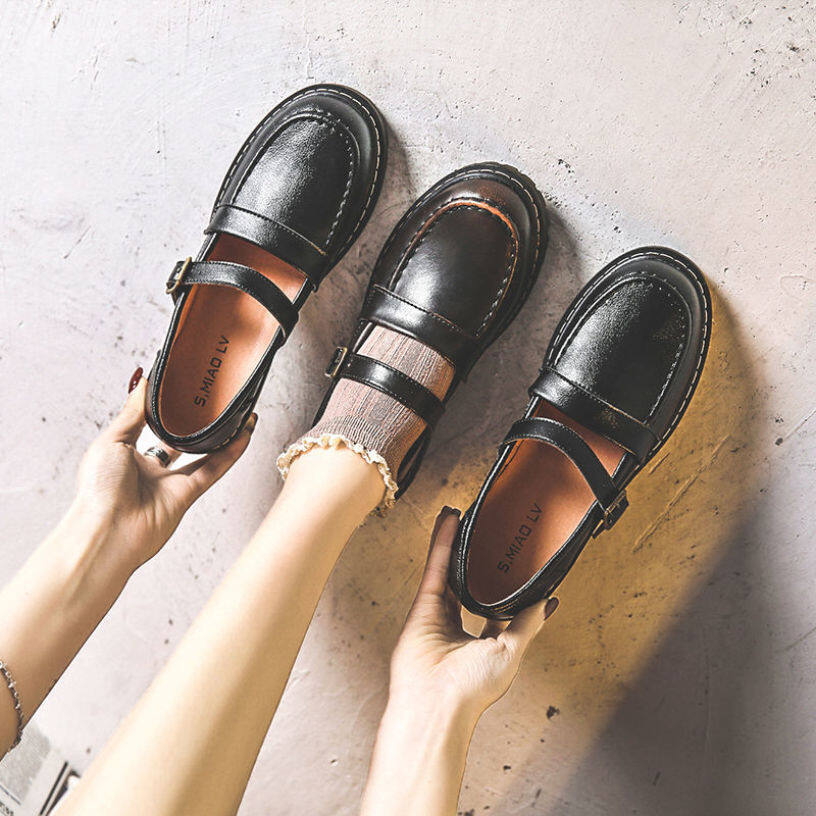 Vintage Mary Janes Giày Nữ Nữ Giày Giày Đi Học Giày Búp Bê Cho Phụ Nữ Giày Ba-lê Đế Bằng Cho Phụ Nữ Trên Doanh Số Bán Hàng 110933 giá rẻ