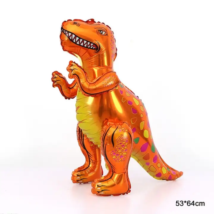 Standing Green Dinosaur Foil Balloons 3th Birthday Decoration Dinosaur Party Baloons Banner Jungle Animal Part Supplies Globos Lazada Ph