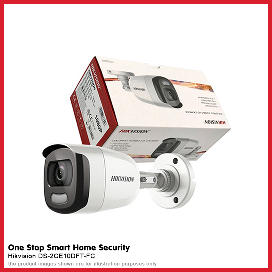 Hikvision DS-2CE10DFT-FC 3.6 mm 2MP ColorVu mini bullet, tương thích đầu ghi TurboHD TVI/AHD/CVI/CVBS