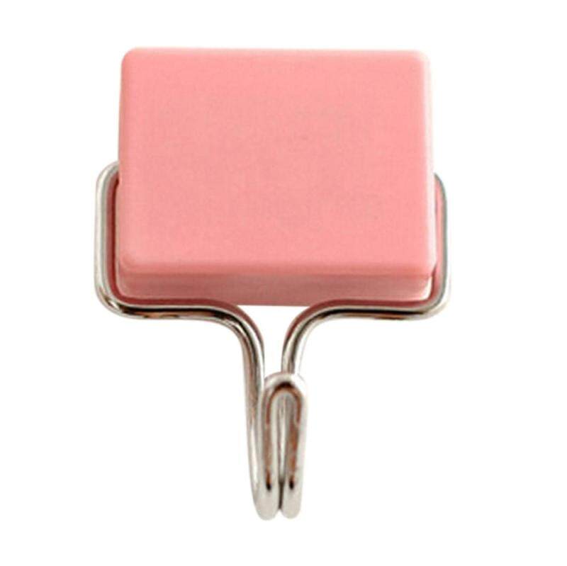 Creative Tools Magnetic Hooks School Locker Hook Refrigerator Hanger Pink