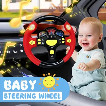 pretend steering wheel for car seat