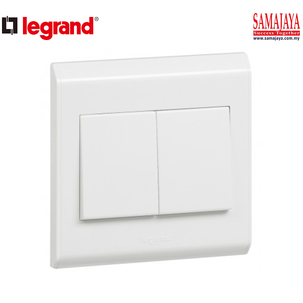 Legrand Belanko 617002 2 Gang 1 Way Switch | Lazada